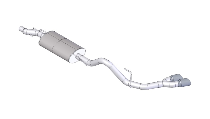 Ford F-150 Performance Exhaust - Single Side Exit - CORSA Performance - Cat Back Sport - Black - `11-`14